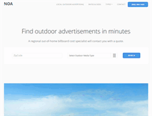 Tablet Screenshot of nationaloutdooradvertising.com